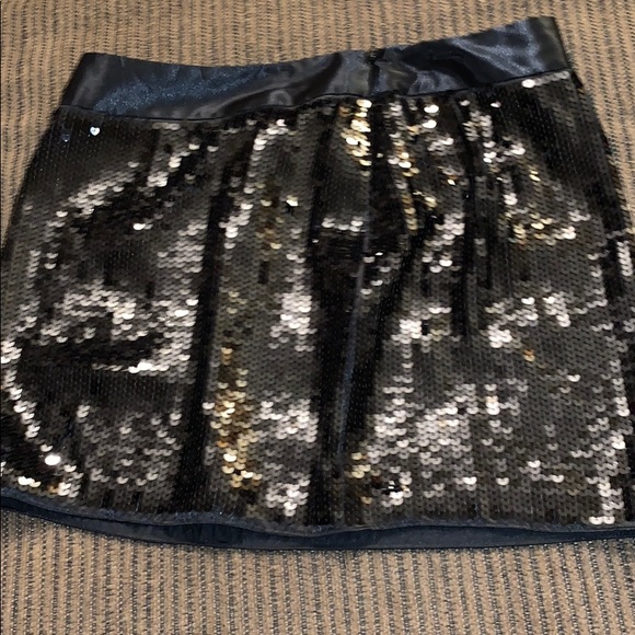 Express Skirts Express Sequin Skirtred Off Shoulder Top Belt Poshmark